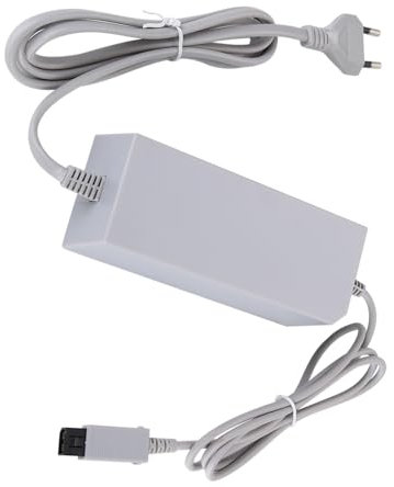 Cable Adaptador de Corriente, 50-60 Hz Voltaje de Entrada Frecuencia Cable de Alimentación para Wii 110‑240 V 12 V Voltaje de Salida
