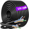Cable Ethernet 150 metros, UTP Exterior Cortable Cable de red, CAT6 Granel Cable Internet, Conexión a Internet datos Gigabit, 150m Ultralargo Instalación Cable LAN, Gigabit Alta Velocidad Cable Patch