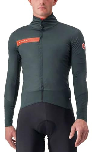 CASTELLI 4520505-303 BETA RoS JACKET Jacket Herren ROVER GREEN/RED ORANGE Größe XXL