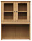 Tidyard Aufsatz für Highboard Schrank Anrichte Sideboard Kommode Schrankaufsatz Aufsatzschrank 78x30x100 cm Massivholz Kiefer
