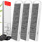 INTESIA® Aktivkohlefilter (3 Filter) für PUAKF BORA PURE oder PURU Dunstabzugshauben - 3er Pack