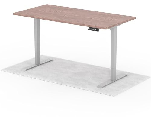Standable Desk Höhenverstellbarer Schreibtisch 160 x 80 cm I elektrischer Office Table mit 4 Speicherstufen I Schreibtisch höheneinstellbar 70-120 cm I ergonomischer Büro-Tisch