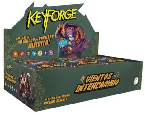 Ghost galaxy | Keyforge Vientos de intercambio | Juego de Cartas de Estrategia de Mazos Únicos para Adultos y Jóvenes | A Partir de 14 Años | Para 2 Jugadores | 45 Minutos por Partida | Español
