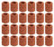 AOVNA 24Pcs Aquarium Water Plants Fixed Ring Fish Tank Plants Holder Red-Brown Ceramics Anti-Floating Accessories for Aquarium Decoration Fish Tank Pottery Holder Plant Gravity Ring