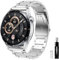 Syxinn Bracelet Acier Inoxydable pour Huawei Watch GT/3/3 Pro, Galaxy Watch/Gear S3