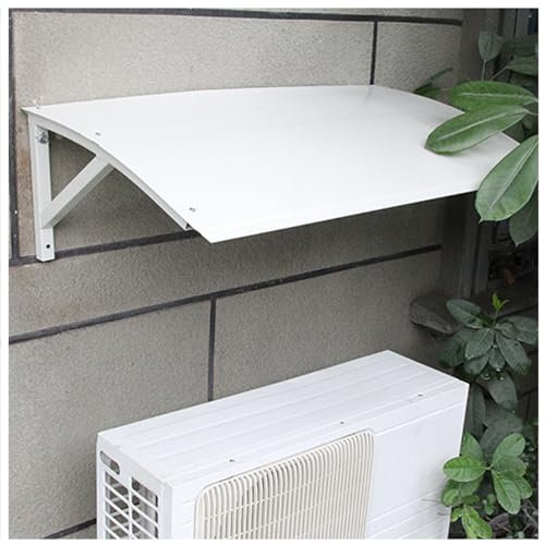 Copertura per condizionatore d'Aria Tettoia per Tenda da Sole per Porte e finestre, Tettoia per unità Esterne AC Tettoia per Protezione UV da Pioggia e Neve, Copertura per unità Pompa di Calore