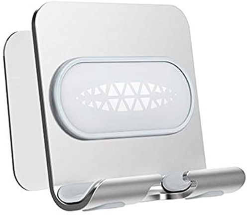 Adjustable Shower Phone Holder - Waterproof Self-Adhesive Wall Mount for Hands-Free Use - Compatible with Phones and Tablets - Ideal for Bathroom, Kitchen, and Bedroom Use