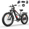 tifgalop Elektrofahrrad, 26-Zoll-Elektrofahrrad für Erwachsene, Mountainbike, Vollfederung, 7 Gänge, 52 V 19 Ah Lithiumbatterie, Reichweite bis zu 45–90 km