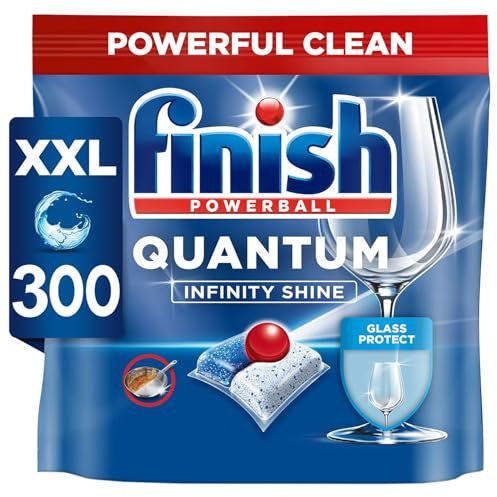Finish Quantum Infinity Shine Lot de 3 x 100 tablettes pour lave-vaisselle