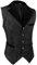 LOSSLO Weste Herren Gothic, Steampunk Herren Anzugweste Zweireihig Viktorianischer Anzug Westes Mittelalter Renaissance Kleidung Halloween Kostüm für Kostüme Party