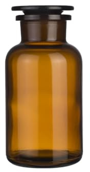Interkontakt Glasbehälter 500 ml – braun, Vintage-Stil, mit praktischem Verschluss, ideal für Gewürze, Tee oder Heilkräuter, umweltfreundlich, aus recyceltem Glas, tschechisches Produkt