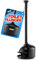 FORASTO Toilet Plunger with Holder,Plungers for Bathroom with Holder,Plunger with Cover,Bathroom Decor，Bathroom Accessories，Toilet Bowl Cleaners,Black(19inch)