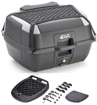 Givi Topcase B45 B45+ MONOLOCK inklusive Universalplatte Rückenlehne elastisches Netz Aufbewahrung