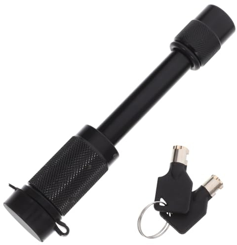 OUNONA Cerradura De Enganche De Remolque con Llaves Bloqueo del Receptor De Enganche Juego De Bloqueo De Remolque para Coche Yate Y Repuesto Fácil Instalación 6.96 X 1.85 X 1.29 in