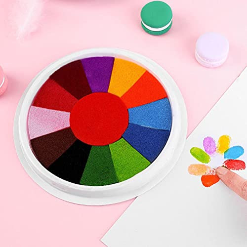 Kids Finger Paints Painting Kit, 7 Or 13 Colors Funny Washable Fingerprint Ink Pad Safe Paint For Handprints Finger Drawing Toys For Diy Painting, Crafts And Birthday Gifts