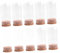 F Fityle Lot de 10 Cloches Verre Bonbonnière, Décoration en Verre Borosilicate, Accessoires légers Affiché, 3x6 cm
