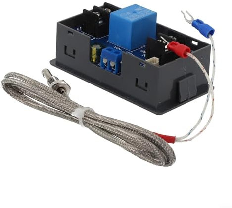 Termostato ad alta temperatura controllato WIFI con sonda tipo K, controllo della temperatura da 99 a 999C (XY-WT04)