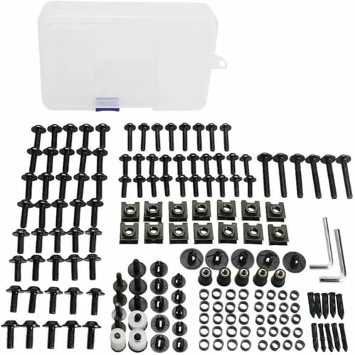 zhyubnd Carenatura Moto Bulloni Viti Kit per Yamaha T-Max 500 2004-2011 TMax 530 2013 2014 2015 2016 Carenatura Viti per Parabrezza E Bulloni Accessori