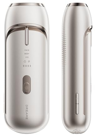 Dreame Nova IPL Hair Removal with Dual-Lamp 27J Output, Sapphire ICE Cooling, 3.9cm² Window, 0.2s Flash, Adaptizone AI Detection, Photon Skincare, Up to 96% Reduction Full-Body for Women and Men