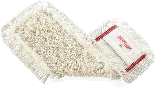 Leifheit Wischbezug Professional Tuft, für alle Bodenarten, grobe Verschmutzung, Bodenwischer Ersatzbezug für glatte Böden, aus Baumwoll-Polyester-Mischung, professionelle Bodenreinigung