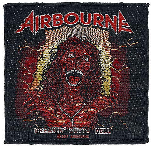 Airbourne Breakin' outta hell Unisex Patch multicolor 100% Polyester Band-Merch, Bands
