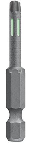 kwb 2 x Bits 50 mm TORX 25 Torsion 122325 (TQ 60 Stahl, Torsionszone, ISO 1173 Antrieb C6.3)