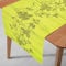 DecoHomeTextil Heimtextilmanufaktur Miami 3D Druck Tischläufer Tablerunner Breite 40 cm Länge und Farbe wählbar Grün 40 x 500 cm