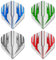 RED DRAGON Hardcore Light Wings Auswahlpackung Extra Dicke Standard Dart Flights - 4 Sätze pro Packung (12 Flights insgesamt)