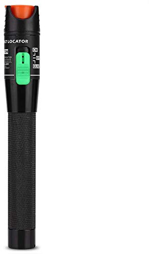 Richer-R Localizador Visual de Fallos Cables de Fibra óptica Pluma Tester Medidor para CATV,Sistemas de Cableado,etc.hasta 30 km,30 MW,650 NM,Aluminio(Monomodo/Multimodo)