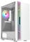 CiT Galaxy Mid-Tower PC Gaming Case ATX with RGB Rainbow LED Strip & Tempered Glass Side Panel with 1 Rear RGB Rainbow Fan Included | White