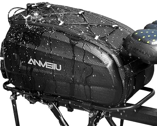 Hailerio Borsa baule da 6 litri con maniglia, borsa da ciclismo con tasca per bottiglia d'acqua, per vestiti, scarpe, cellulare, fotocamera, bollitore