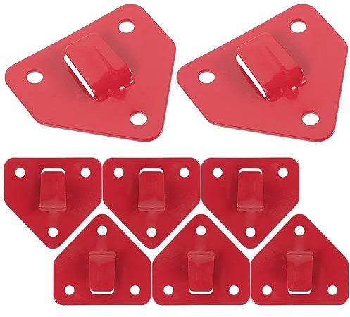 Housoutil Support Mural Extincteur 16 Pièces Crochet Métallique Pratique pour Extincteurs Installation Facile Et Stable Accessoire De Sécurité Incendie