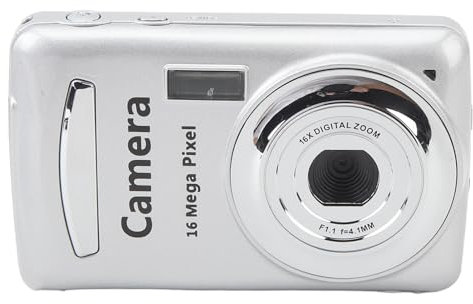 Digitalkamera, 16-facher Digitalzoom mit 2,4-Zoll-Bildschirm, Autofokus, Mehrachsenstabilisierung, 1080P 16 MP, Tragbare Kleine Kamera für Jungen, Mädchen, Teenager, Studenten
