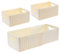 ZLLkeji Aufbewahrungsbox Kunststoff Klappkiste Dehnbar Organizer Box Küchenschrank für Küche, Bad, Büro,Schlafzimmer, Klassenzimmer 3 Stück 47.5×28×20cm