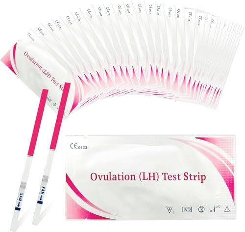 30 Stück Hochempfindliche Zuverlässige Schnelle und Genaue Ovulationstest Streifen Eisprung Test Fruchtbarkeitstest - Zyklus und Fruchtbarkeit Überwachung für Frauen