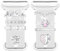 Joycabin Uhrenarmband Charms Armband, Charms Uhrenarmband Charms-Bänder Metallverzierung mit Schnalle für Apple Watch Series 8 7 6 5 4 3 2 1 (Stil 9)
