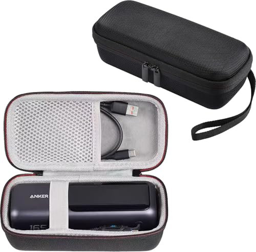 CONAPIKA Dur Étui en EVA pour Anker SoundCore 2 Enceinte Bluetooth Portable, avec Une Poche intérieure et dragonne, Voyage Rigide Antichoc Protection Housse Noir