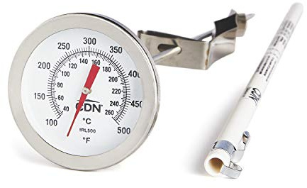 CDN Thermomètre Frire Insta-Read Long Pied, 100 à 500 F