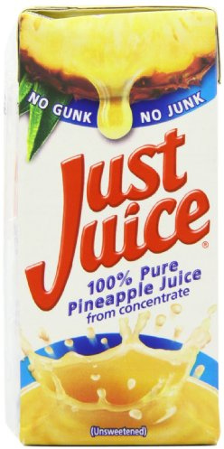 Just Juice Pineapple Juice 200 ml (Pack of 24)