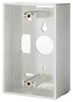 Legrand - OnQ Single Gang Surface Mount Box, Wall Mount Box for any Single Gang Device, Mounts Directly to Any Wall Surface, White, WP3409WH