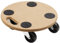Meister 821350 Chariot à roulettes - plaque MDF - roues en PP - Ø 350 mm - 150 kg