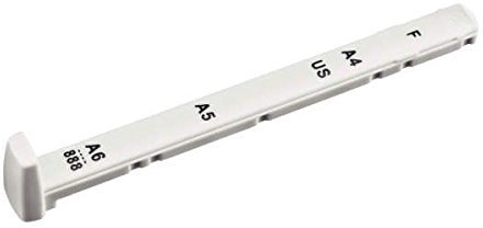 Anschlagschiene hellgrau LEITZ 1727-00-85 f.Nexxt-Loche