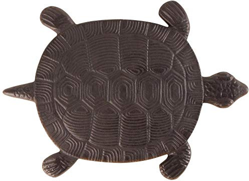 5 Stück Esschert Design Gehwegplatten, Gartenplatten, Trittplatten, Terrassenplatten Motiv Schildkröte, ca. 32 cm x 23 cm x 1,8 cm