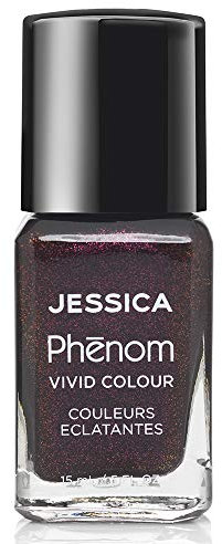 JESSICA | Phenom Vivid Colour Nail Polish | Long-lasting Gel-like Nail Polish without UV Lights coming in vivid & pigmented colours | Embellished | 14 ml