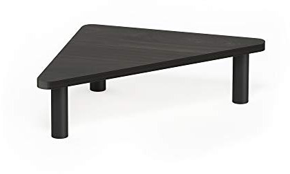 Furinno Turn-N-Tube Eckmonitor Riser Stand, Espresso/Schwarz, 49.8 (Breite) x 11.7 (Höhe) x 26.9 (Tiefe) cm