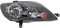 Halogen Scheinwerfer rechts 5 Plus (5M1) 01.05-> H7/H7 mit Motor