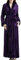 Robe de Chambre pour Femmes en Coton éponge Peignoir de très Absorbant châle Serviette de Bain Wrap Violet M