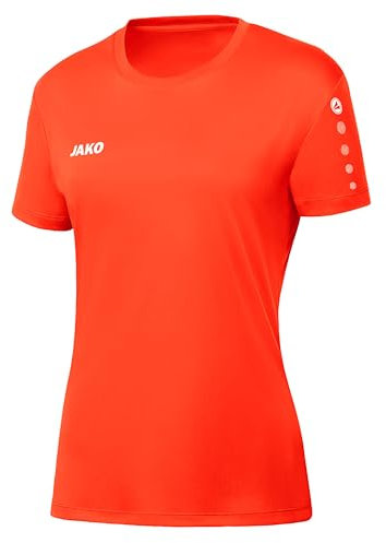 JAKO Damen Trikot Team Damen (Kurzarm), Flame, 38
