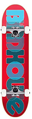 Birdhouse Stufe 1 Opacity Logo 2 Factory komplettes Skateboard, rot, 20,3 cm