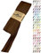 Sandras-Bastelladen Schrägband/Einfassband Baumwolle Uni gefalzt 5m x 20mm 963-Braun